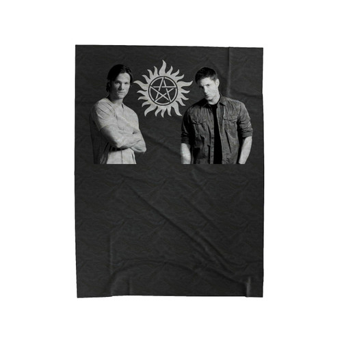 Supernatural Dean And Sam Winchester Velveteen Blanket