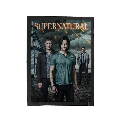 Supernatural Jared Padalecki And Jensen Ackles Velveteen Blanket