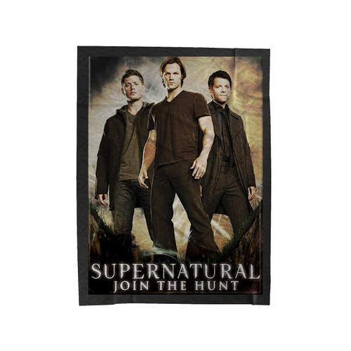 Supernatural Join The Hunt 2 Velveteen Blanket