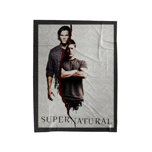 Supernatural Tv Series Jared Padalecki & Jensen Ackles Velveteen Blanket