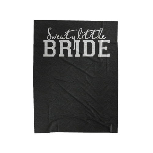 Sweaty Little Bride Velveteen Blanket