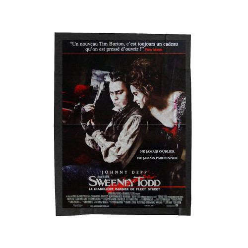 Sweeney Todd The Demon Barber Of Fleet Street Velveteen Blanket