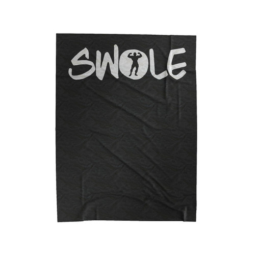 Swole Muscle Gym Workout Train Velveteen Blanket