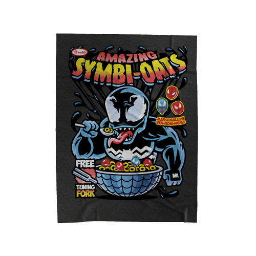 Symbi Oats Cereal Box Velveteen Blanket