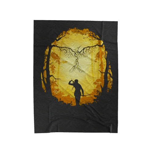 Symbol Of Rebellion Velveteen Blanket