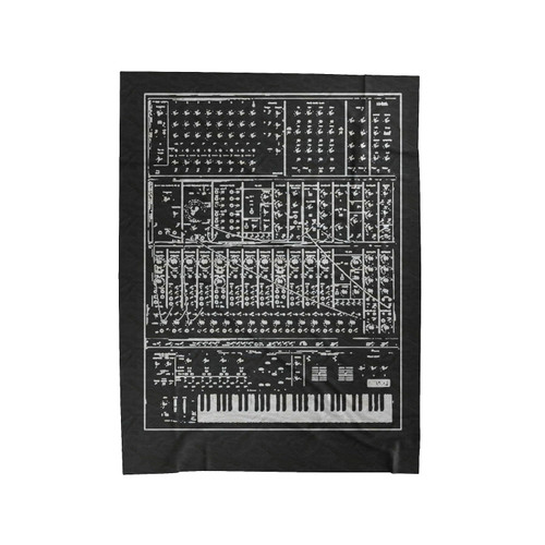Synthesizer Velveteen Blanket