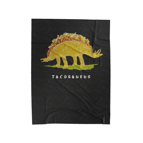 Taco Dinosaur Tacosaurus Stegosaurus Velveteen Blanket