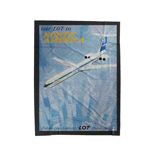 Take Lot To North America! Velveteen Blanket