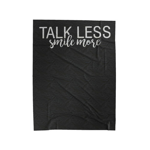Talk Less Smile More Hamilton Musical Velveteen Blanket