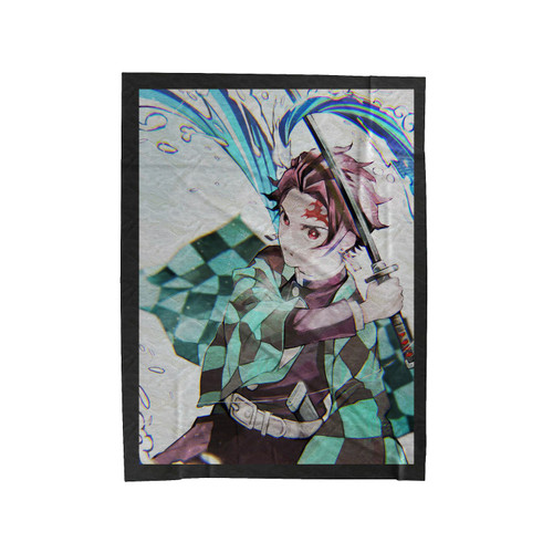 Tanjiro Demon Slayer Velveteen Blanket