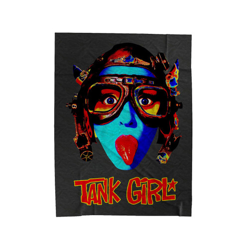 Tank Girl Vintage Retro Velveteen Blanket