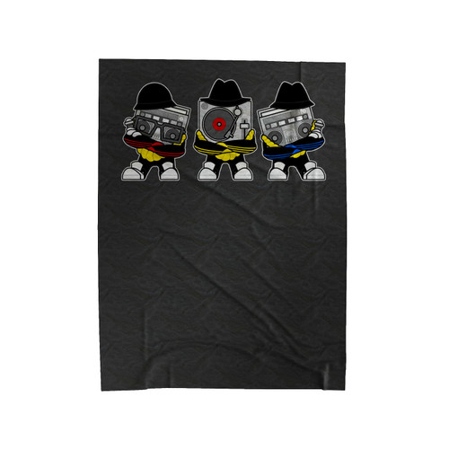 Tape Music Run Dmc Velveteen Blanket