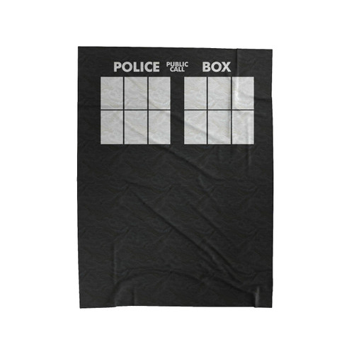 Tardis Doctor Who Comic Con Velveteen Blanket