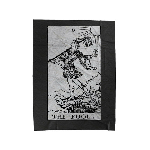 Tarot Karte Card Fool Narr Velveteen Blanket