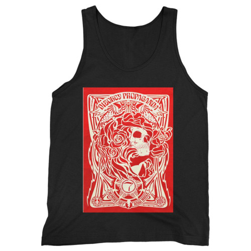 Our cotton disobey propaganda men tank top is perfect for those intense workouts in the gym, at practice or pickup games.