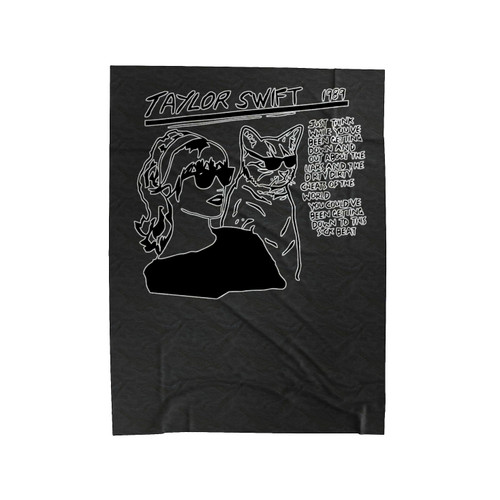 Taylor Swift Rocking Great Catsby Velveteen Blanket