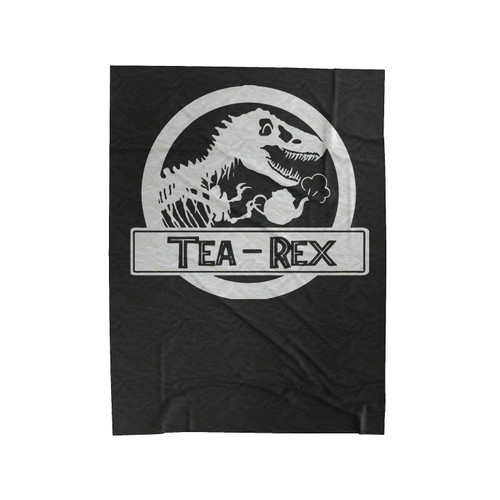 Tea Rex Jurassic Park 3 Velveteen Blanket