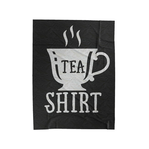 Tea Shirt Velveteen Blanket