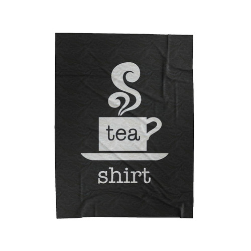 Tea Shirt Logo Velveteen Blanket
