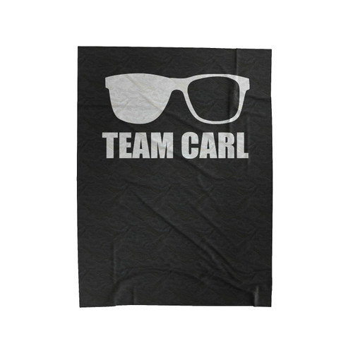 Team Carl The Walking Dead Quote Funny Velveteen Blanket