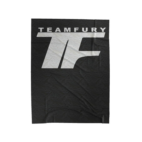 Team Fury Boxing Logo Velveteen Blanket