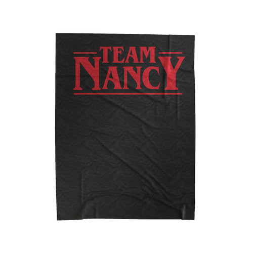 Team Nancy Stranger Things Netflix Velveteen Blanket