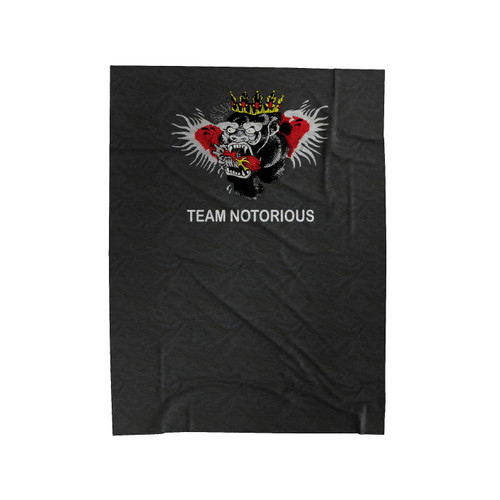 Team Notorious Conor Mcgregor Velveteen Blanket