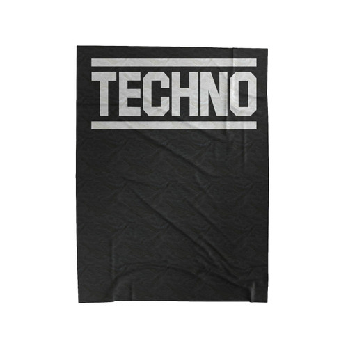 Techno Music Festival House Party Velveteen Blanket