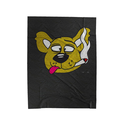 Teddy Bear Drugs Smoke Velveteen Blanket