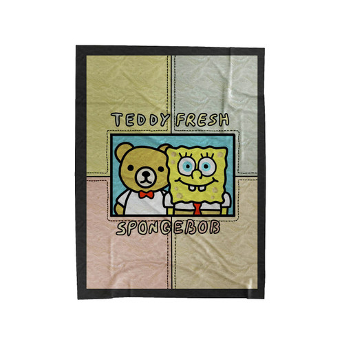 Teddy Fresh Spongebob Velveteen Blanket