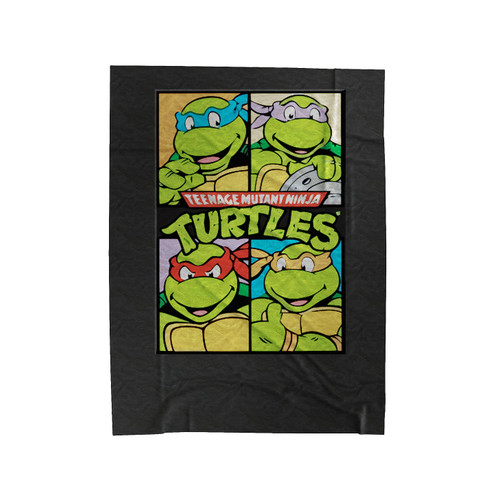 Teenage Mutant Ninja Turtles Cartoon Velveteen Blanket