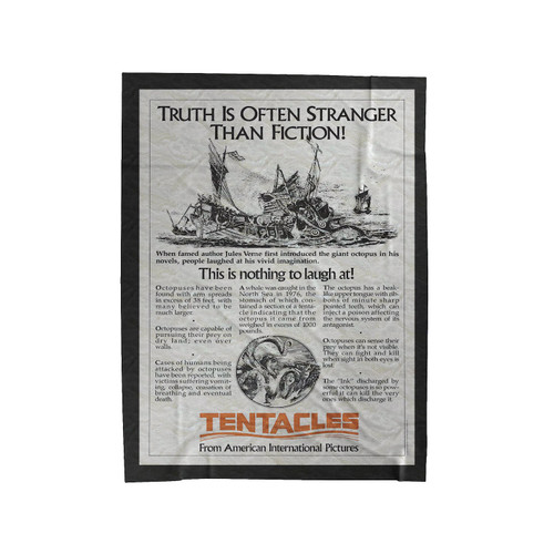Tentacles 1977 Authentic Velveteen Blanket