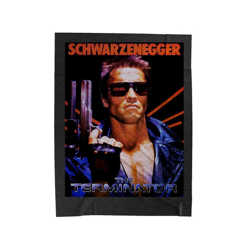 Terminator Arnold Schwarzenegger 1 Velveteen Blanket