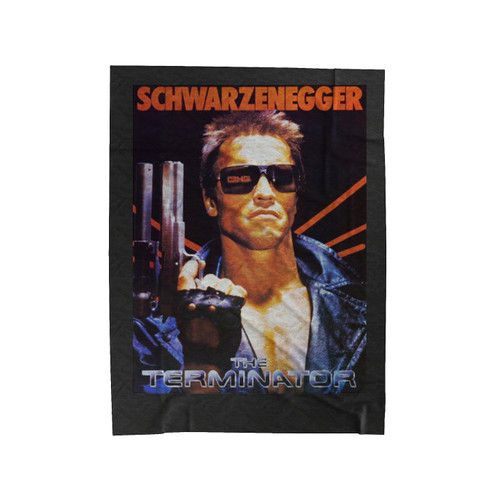 Terminator Arnold Schwarzenegger Conquer Gym Body Building Arnie Terminator Velveteen Blanket