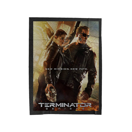 Terminator Dark Fate 1 Velveteen Blanket
