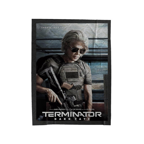 Terminator Dark Fate 4 Velveteen Blanket