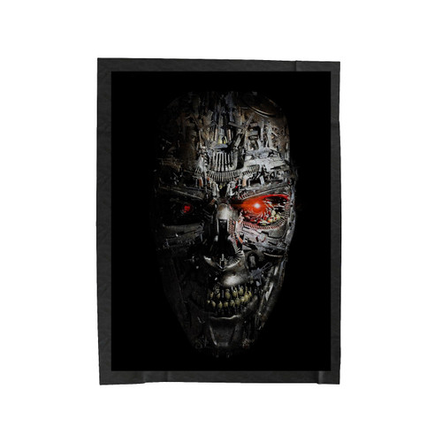 Terminator Endoskeleton Skull Head Velveteen Blanket