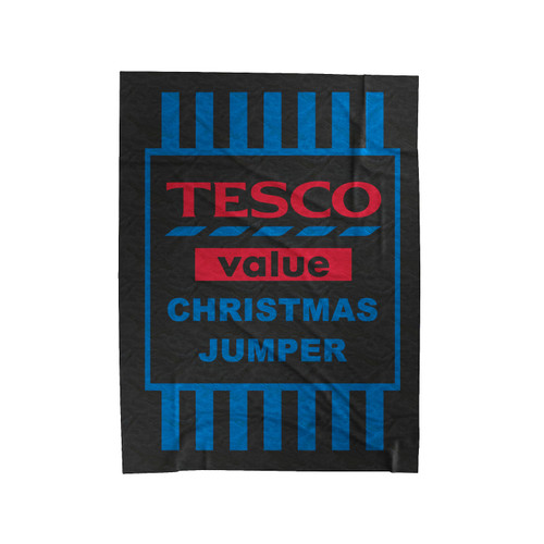 Tesco Value Christmas Jumper Velveteen Blanket