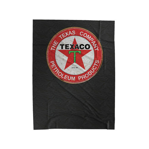 Texaco Motor Oil Graphic Velveteen Blanket