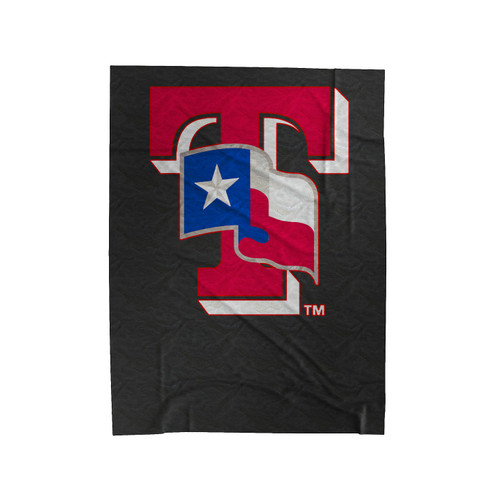 Texas Rangers Mlb Logo Velveteen Blanket