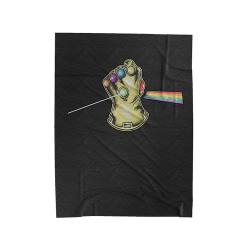 Thanos Avengers Infinity War Dark Side Of The Moon Velveteen Blanket