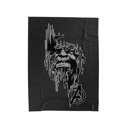 Thanos Face Avengers Infinity War Marvel Velveteen Blanket