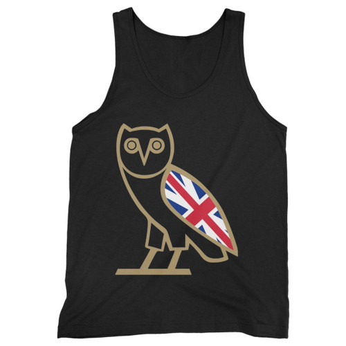 Our cotton drhake ovho owl england logo men tank top is perfect for those intense workouts in the gym, at practice or pickup games.