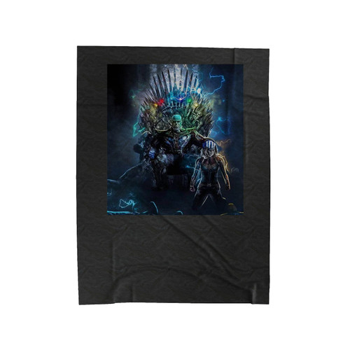Thanos Marvel Marvel Game Of Thrones Parody Velveteen Blanket