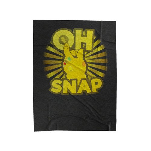 Thanos Oh Snap! Velveteen Blanket