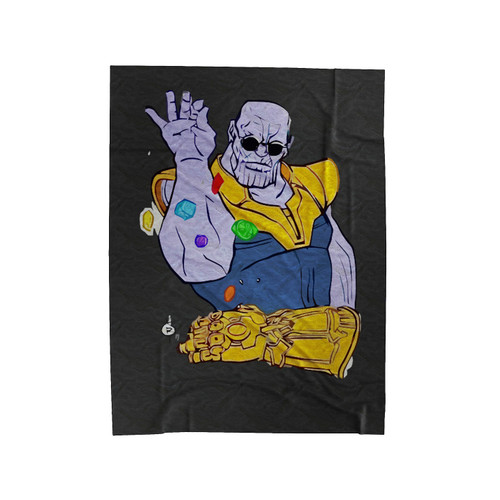 Thanos Salt Bae Thanos Notorious Infinity War Velveteen Blanket