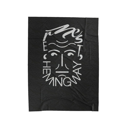 The American Authors Ernest Hemingway Velveteen Blanket