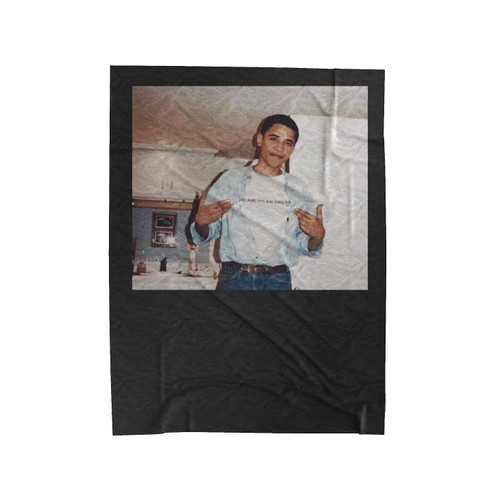 The American Dream Obama Velveteen Blanket
