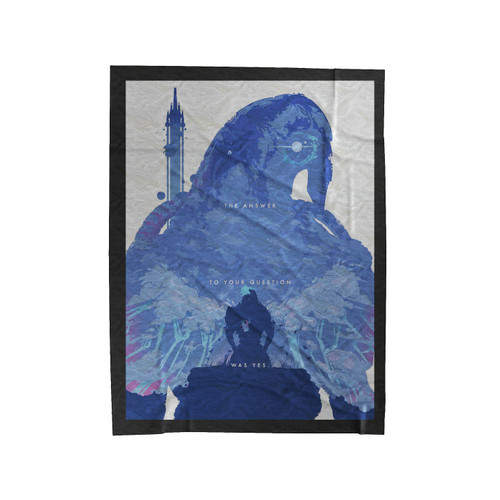 The Answer To Your Question Was Yes Mass Effect Velveteen Blanket