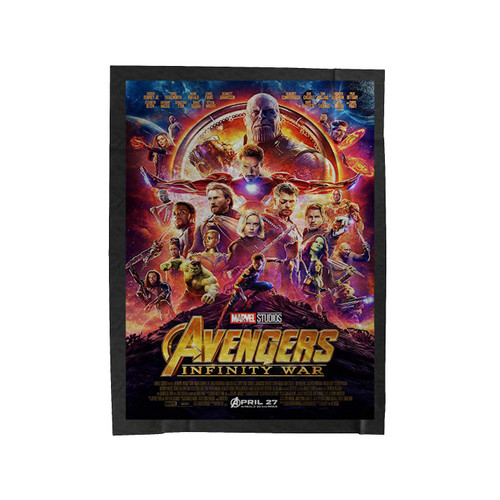 The Avengers Infinity War Movie Velveteen Blanket